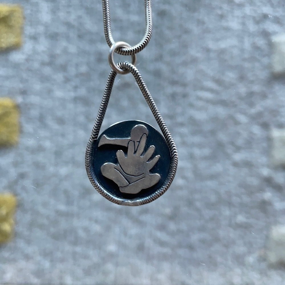 Handmade Silver Pendant Necklace